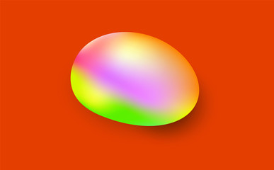 Multicolor 3d Fluid Banner. Movement Illustration. Minimal Concept. Dotted Dynamic Waves. Abstract Shapes. Rainbow Geometric Background. Red Minimal Pattern. Vivid Flow Brochure. Abstract Poster.