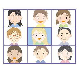 オンラインチャット・グローバル・画面イメージ