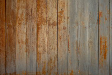 Naklejka premium The pattern of brown wood plate used to make parquet for flooring, wall or as table top.