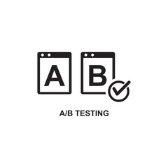AB TESTING ICON , 