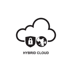 HYBRID CLOUD ICON
