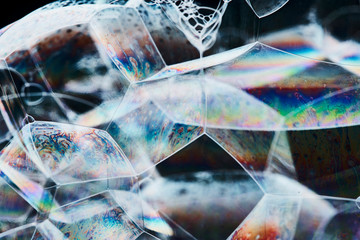 abstract blue background with bubbles