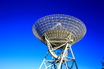 The observatory radio telescope