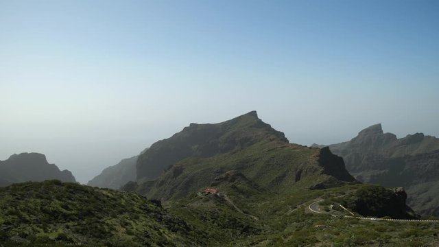 Panoramic view of the mountains of Tenerife, Part two
