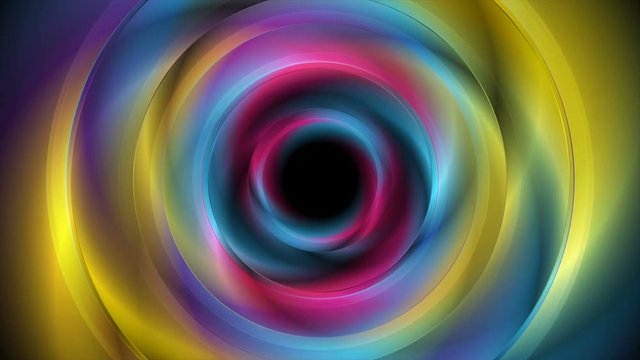 Smooth blurred colorful circles