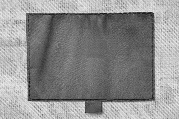 Blank clothes label