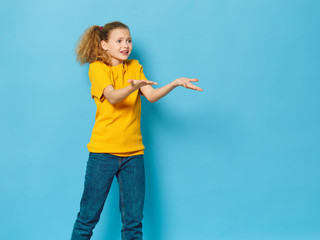 young woman showing ok sign