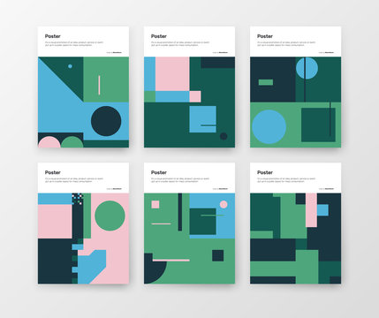 Bauhaus Design Poster Mockup Collection