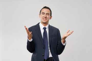 businessman pointing at something