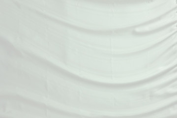 Obraz premium Abstract background on isolated. Abstract white waves. Wave from curtain