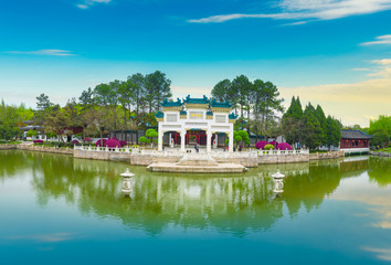 Obraz premium Grand View Garden scenery in Shanghai, China