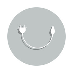 socket, sprout, efficiency badge icon. Simple glyph, flat vector of Business icons for ui and ux, website or mobile application