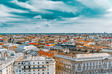 Fototapeta na wymiar Center of Budapest, View from the St.Stephen Basilica