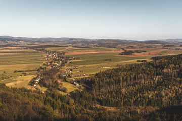 autumn landscape in the countryside
