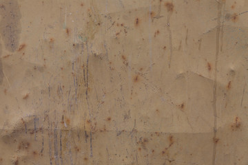old rusty metal wall