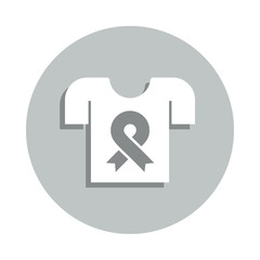 Charity, aids badge icon. Simple glyph, flat vector of Charity icons for ui and ux, website or mobile application