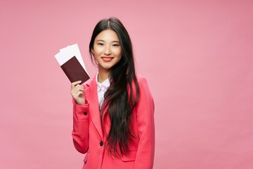 Naklejka premium woman with credit card