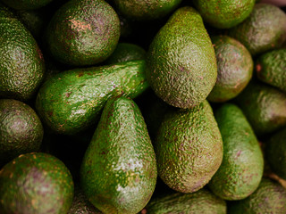 avocado on market stall
