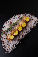 salt snails with thyme