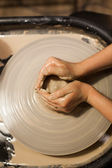 raw clay modeling