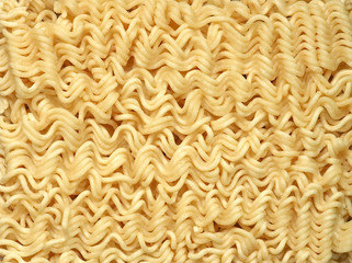 Background image of instant noodles.