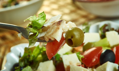 Israeli Sea Bass Salad