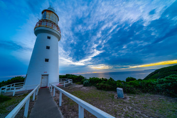Cape Otway historic lighthouse.