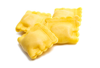 italian ravioli isolated