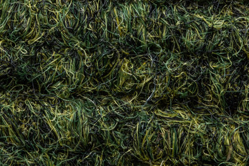 green carpet pile, texture close up