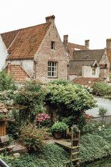 architecture outside vegetation exterior decoration ancient europe