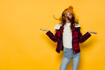 beautiful woman lifestyle charm smile studio Model