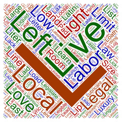 Illustrative Word Cloud Art of the Alphabet