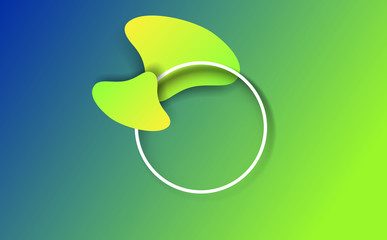 Creative geometric wallpaper. Trendy gradient shapes composition. Eps10 vector.