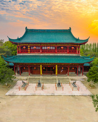 Fototapeta premium Landscape architecture of Grand View Garden in Shanghai, China