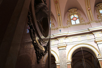 baroque church (our lady of victories) in senglea in malta