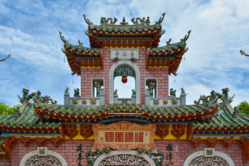 Assembly Hall of Fujian Chinese in Hoi An, Vietnam - obrazy, fototapety, plakaty
