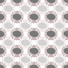 Retro color flower repeat pattern print background design