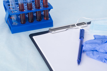 blood tests for viruses the concept of research and protection of the population
