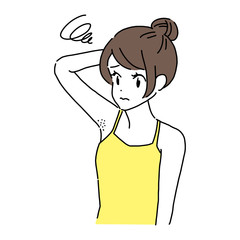 脇の悩み　女性
