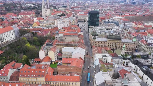 Zagreb Earthquake during COVID19 Corona Virus - Aerial footage
