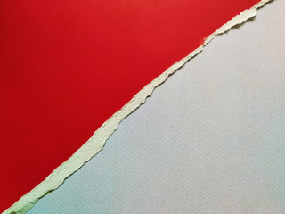 ripped paper on white background