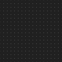 Vector dot seamless pattern with white dots and black background. Template for design concepts, presentations, web, identity, prints, virtual technology futuristic design.