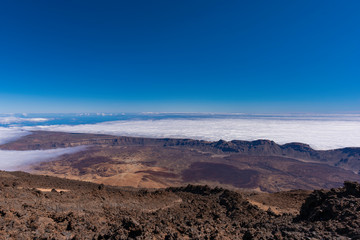 Fototapeta na wymiar Natural Park of El Teide (Tenerife, Canary Islands - Spain).