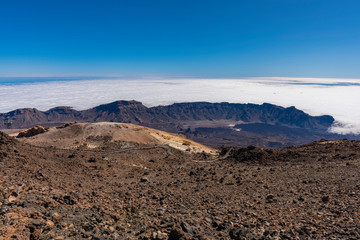 Natural park of Teide volcano (Tenerife, Canary Islands - Spain).