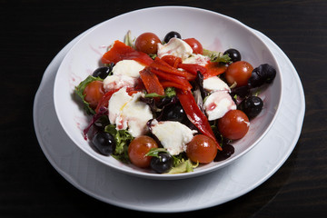 Greek salad bowl.