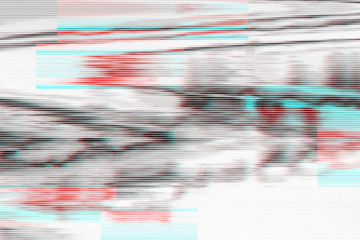 Glitch no signal background pixel noise, interference wallpaper.