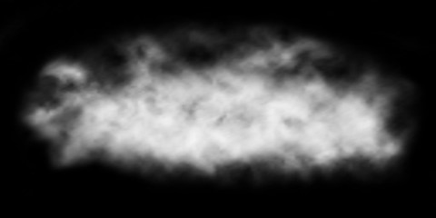 Fog, smoke. Transparent background, panoramic image, EPS10.	