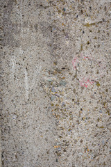 The texture of the old concrete wall