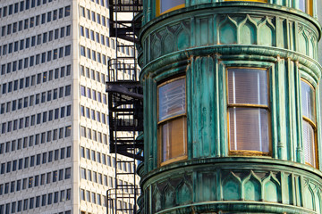 Stare i nowe budownictwo w San Francisco