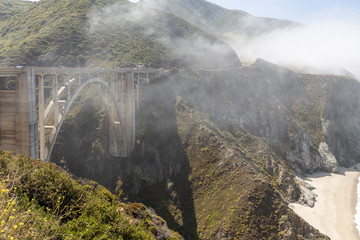 bridge on pacific highway in california